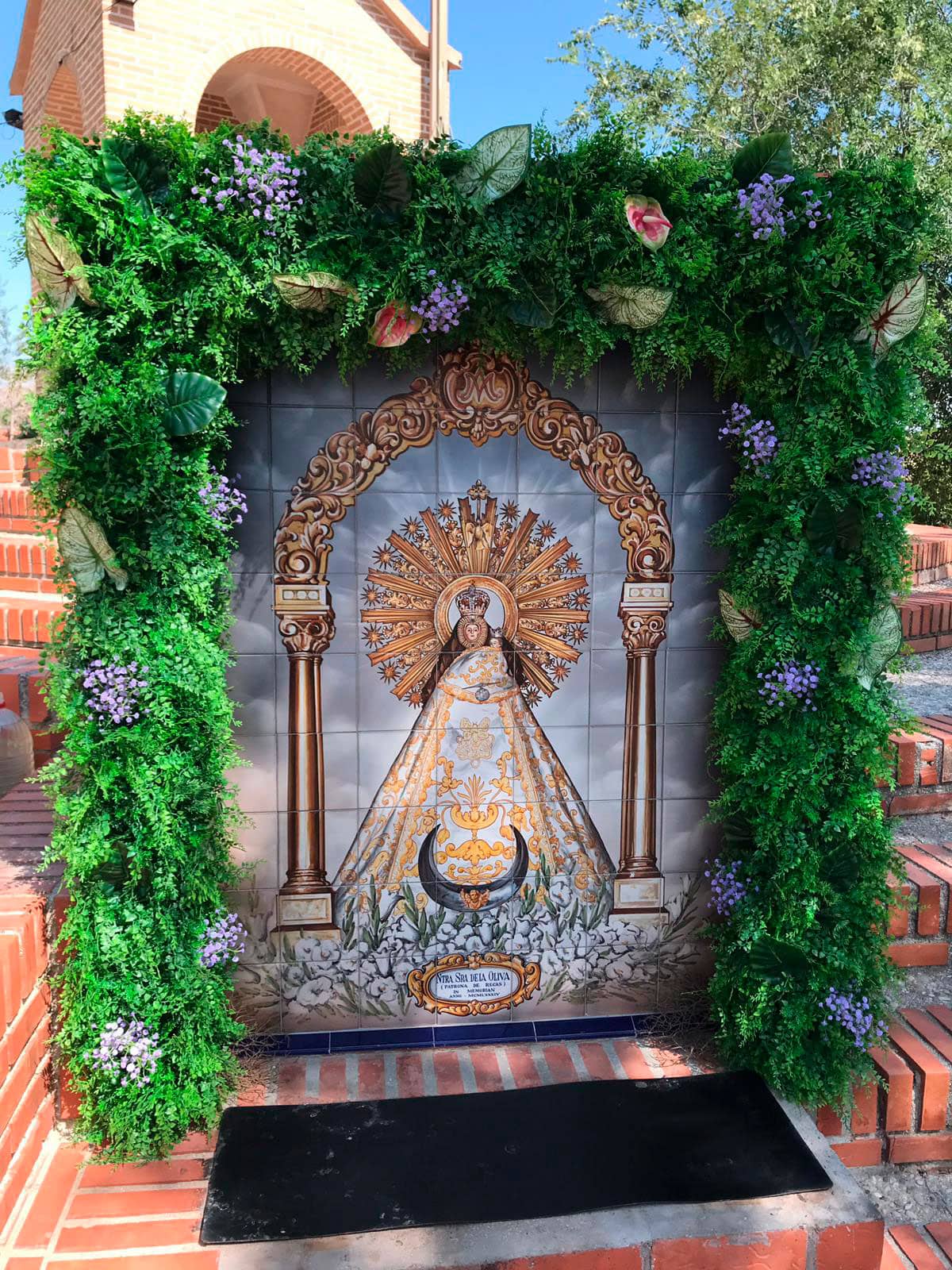 decoracion floral artificial recas
