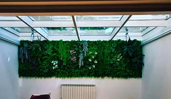Jardin vertical en Arturio Soria