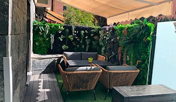 Jardin vertical en Sanchinarro