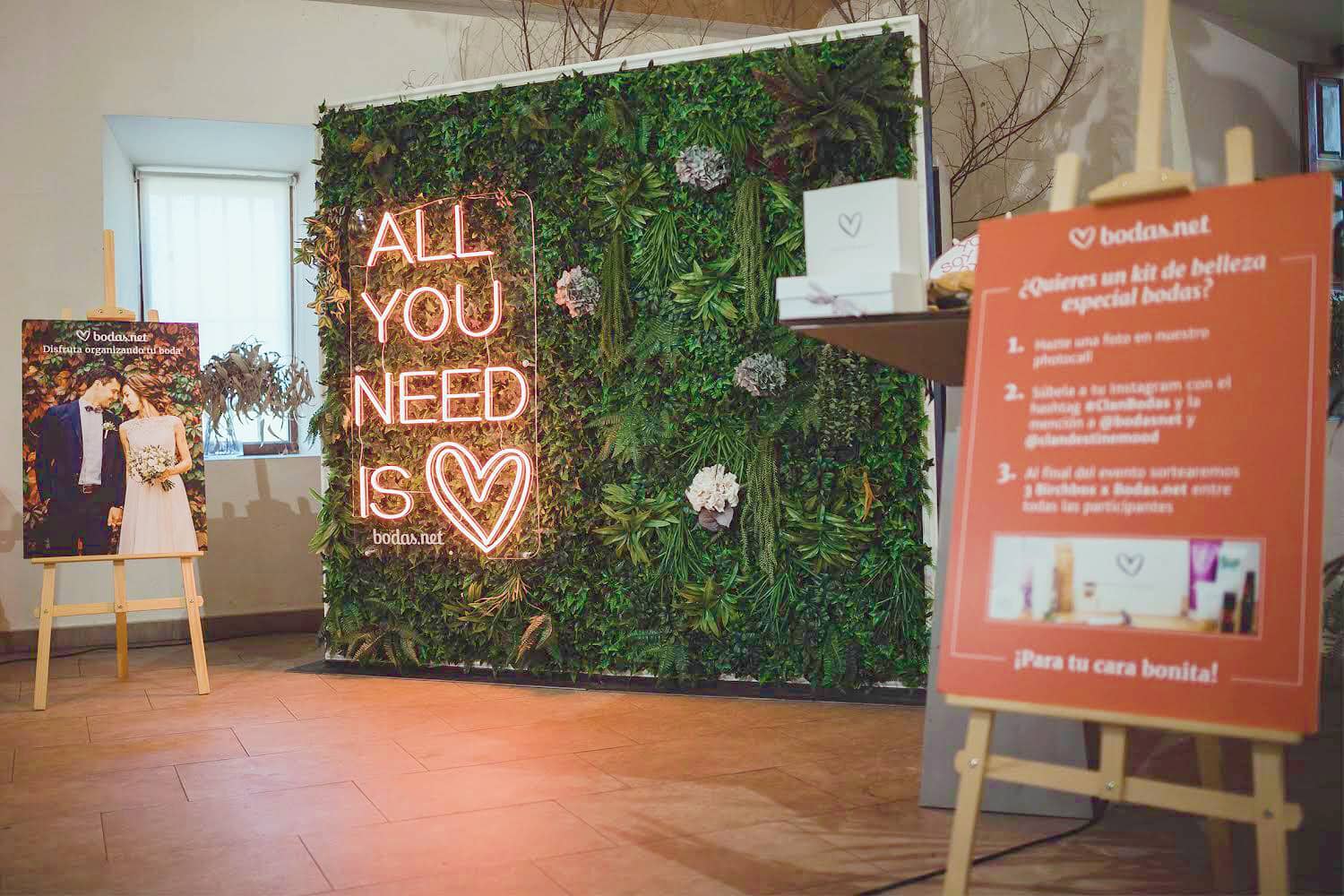 photocall jardin vertical